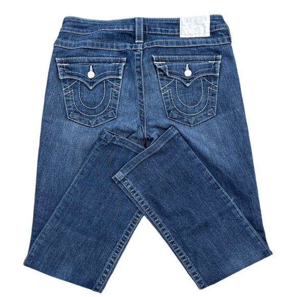 True Religion Dark Blue Women's Boot Cut Jeans - Picture 1 of 7